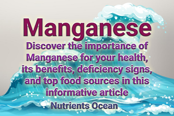 Manganese: A Nutritional Marvel